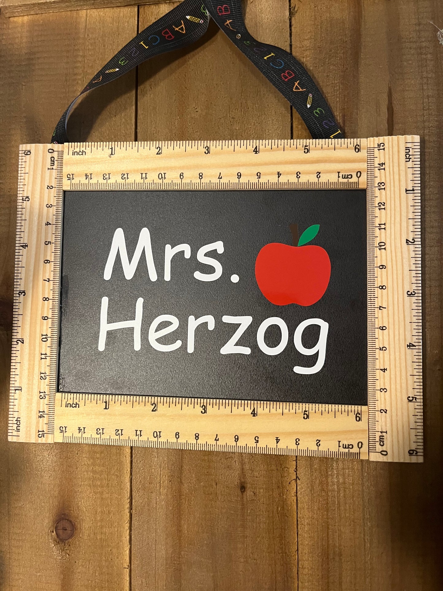 Personalized Teacher Sign