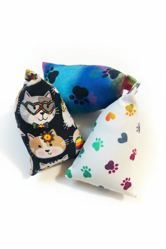Catnip Pouncers (3 Pack)-Pride/ Rainbow