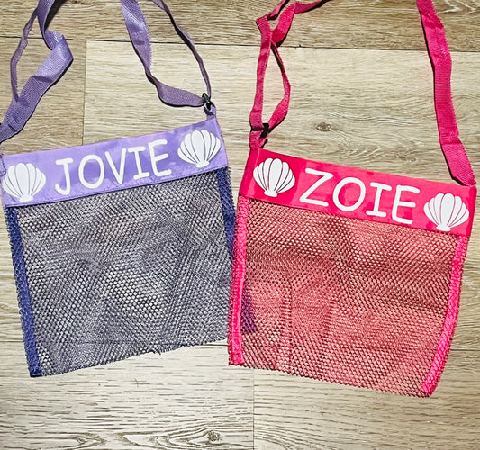 Kids Personalized Sea Shell Bag